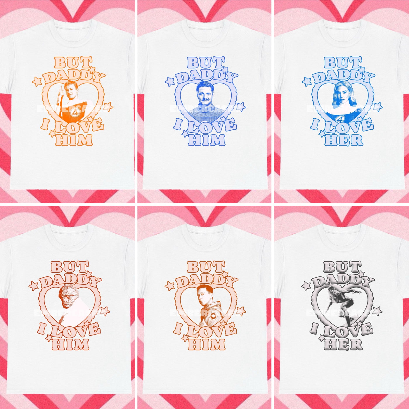 BUT DADDY F4 TEE! (CHOOSE WHICH CHARACTER)!