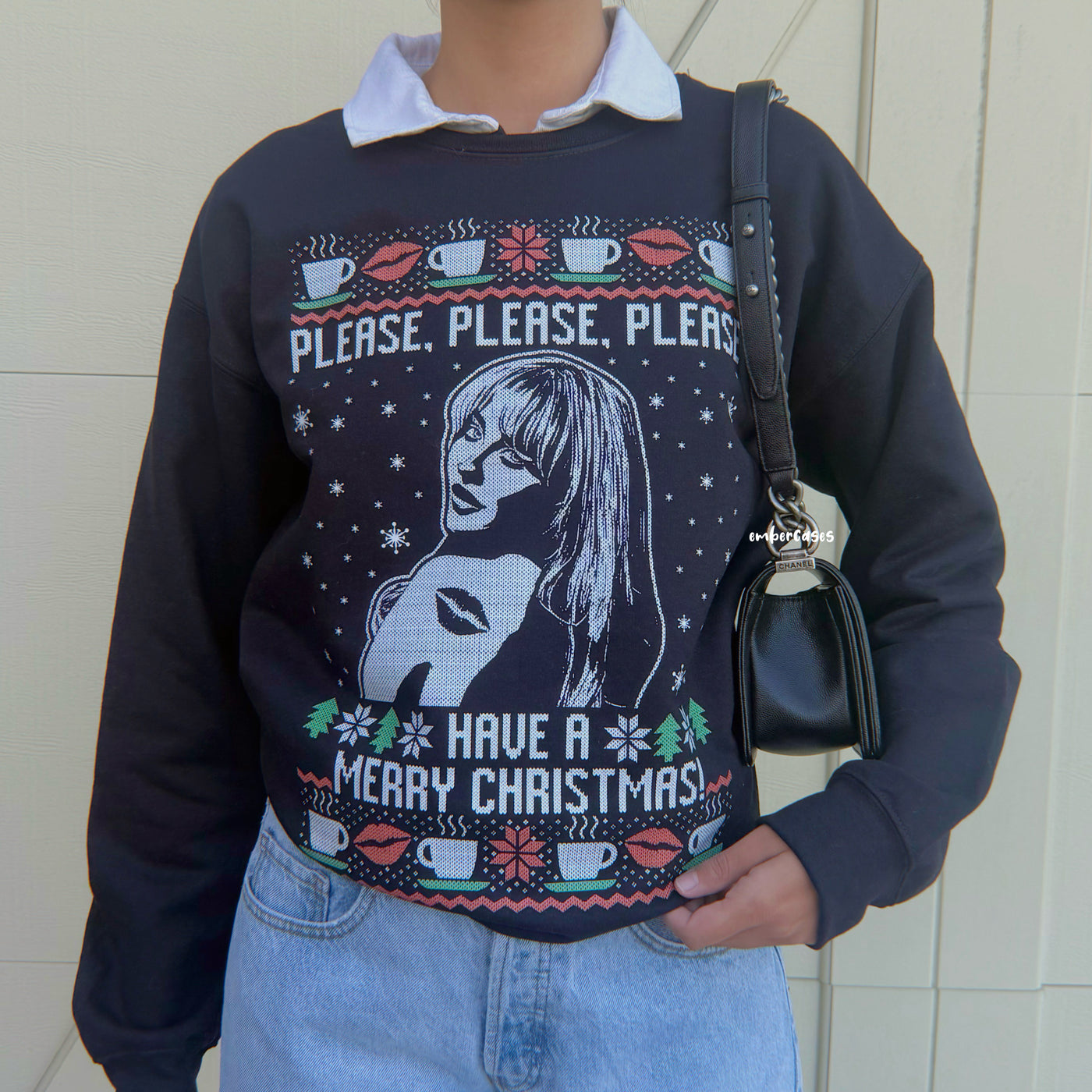 PLEASE HOLIDAY CREWNECK