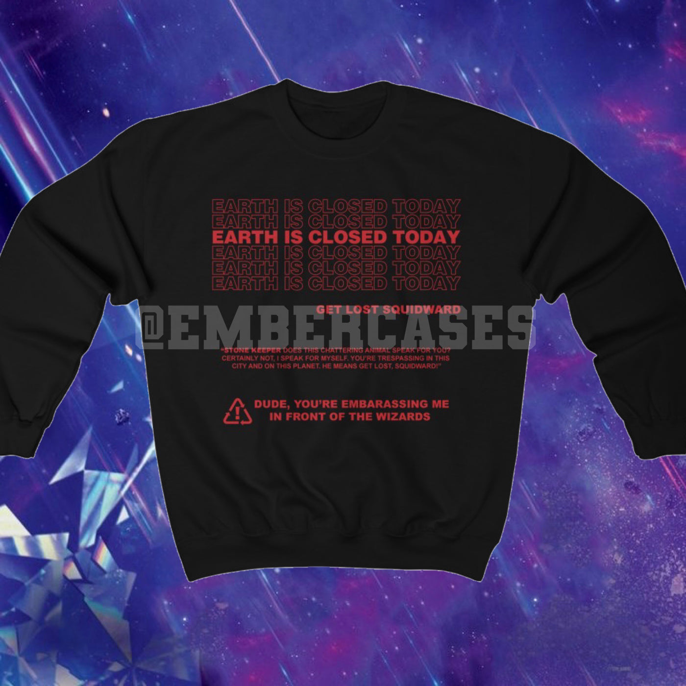 Earth is Closed Crewneck/Hoodie