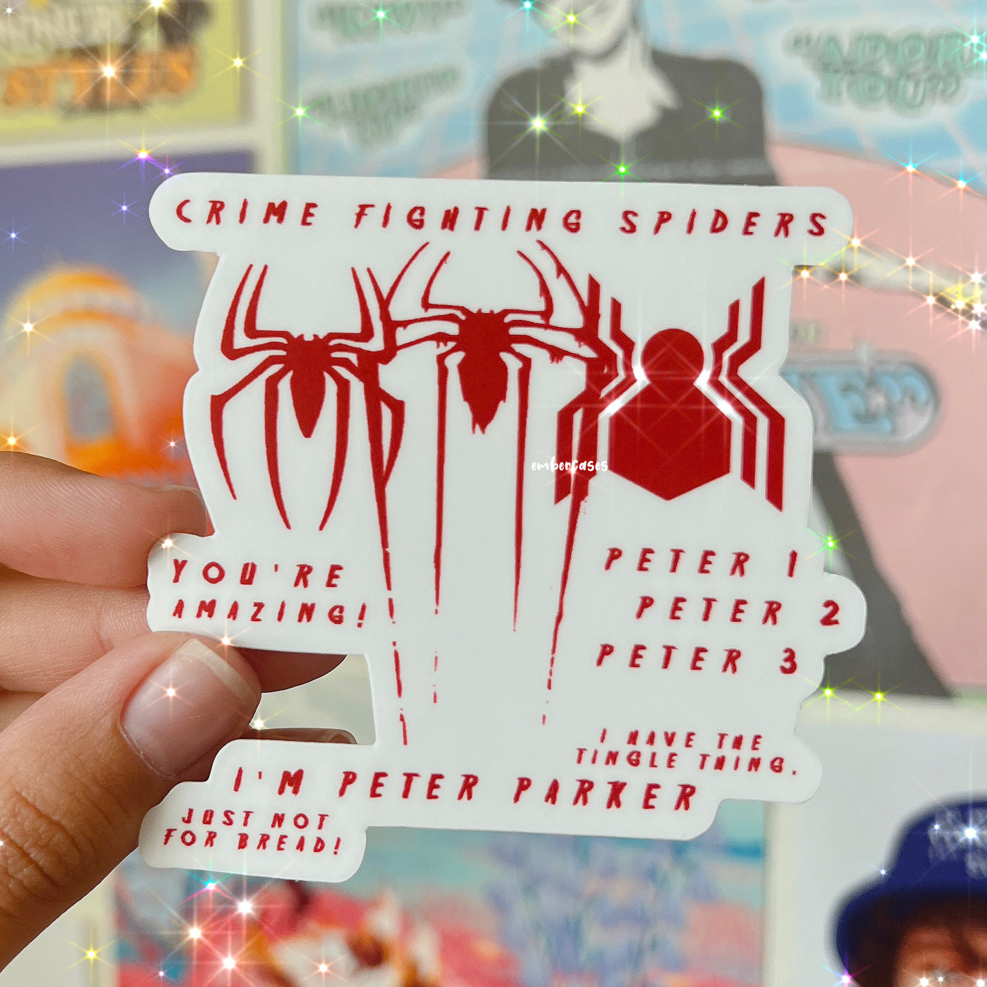 Crime Spiders Sticker